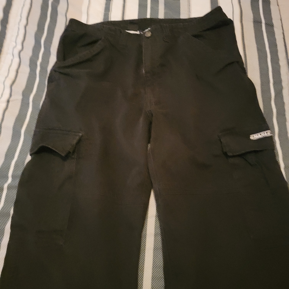 Harley Davidson Black Cargo Biker Pants